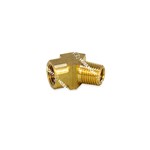 BRBMBF45 BSPT Male  BSP Female 45 Degree Brass