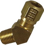 BRCTNM45ABK Compression NPT Male 45 Degree Brass