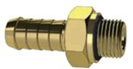 BRHTMM Hose Barb Metric Stud Male Brass