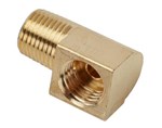BRNMINVF90 NPT Male  SAE Inverted Female 90 Degree Brass