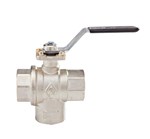 BVLP3 BSPT Female 3Way Low Pressure Ball Valve