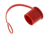 FIRGDCF Flat Face Female Cap Red Plastic