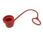 FIRGDCM Flat Face Male Cap Red Plastic