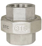 SSLPBFU BSPT FEMALE THREADED SCREWED UNION 316 STAINLESS