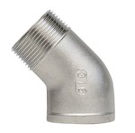 SSLPBMBF45 BSPT MALE X BSPT FEMALE 45 DEGREE 316 STAINLESS